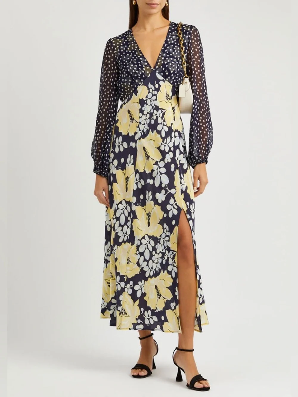 NWOT - Rixo Melanie Silk Dress - Picture 2 of 8